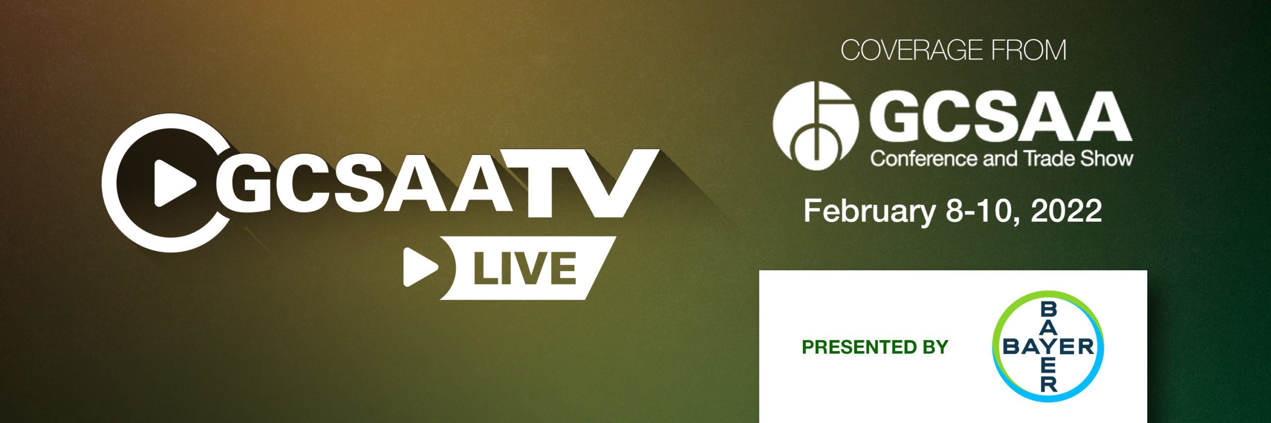 Header image for 2022 GCSAA TV Live coverage from 2022 GCSAA Conference and Trade Show