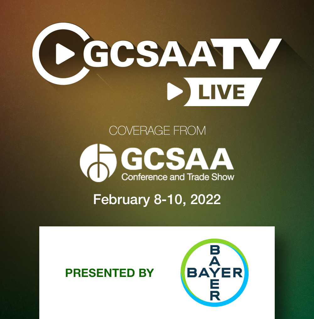 Mobile Header image for 2022 GCSAA TV Live coverage from 2022 GCSAA Conference and Trade Show